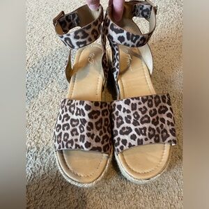 Cheetah sandals